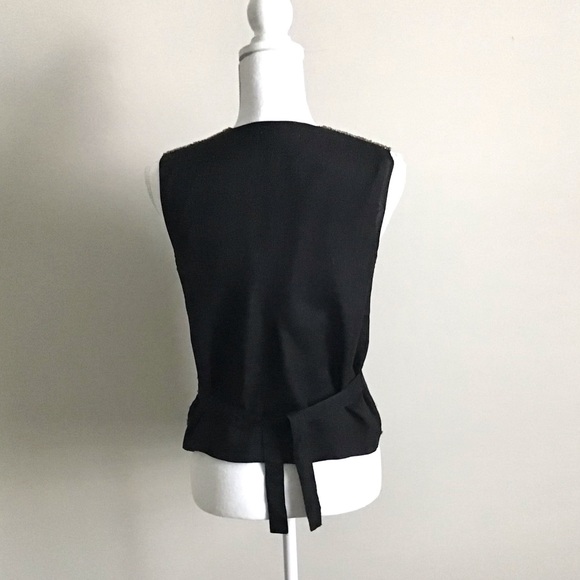 Rare 1990s Vintage Silk Sequin and Bead Vest ASO Phoebe Buffay in Friends - Picture 6 of 16